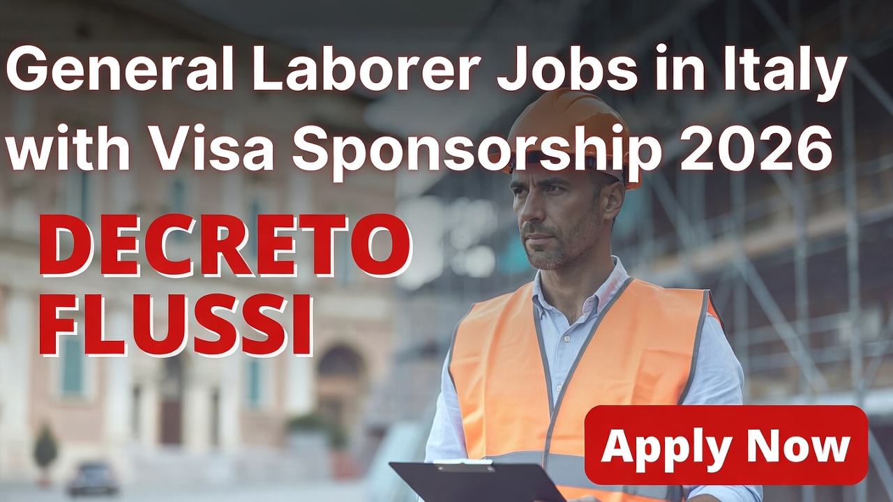 general laborer jobs in Italy