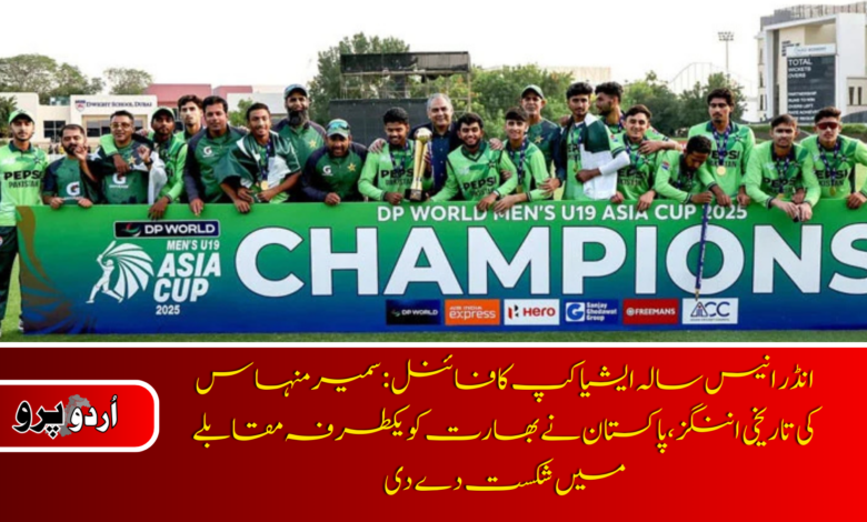 Sameer Minhas stars as Pakistan