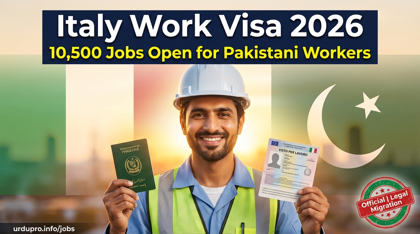 Italy work visa 2026 for Pakistani skilled workers