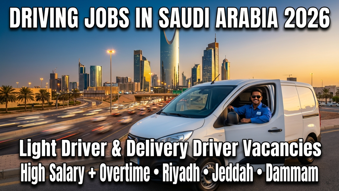 Driving Jobs in Saudi Arabia 2026