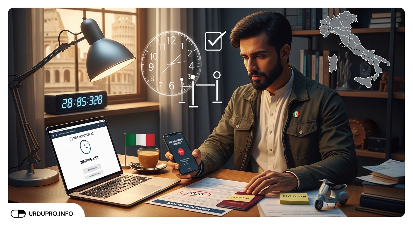 Italy Visa Appointment System Changed in 2026 — New Waiting List for Pakistanis