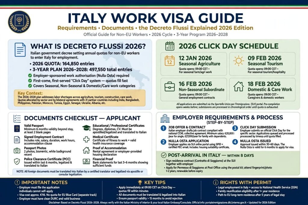 Italy Work Visa