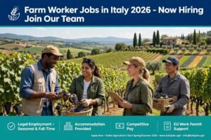 Farm Worker Jobs in Italy
