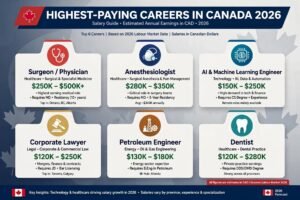 Highest-Paying Careers in Canada in 2026
