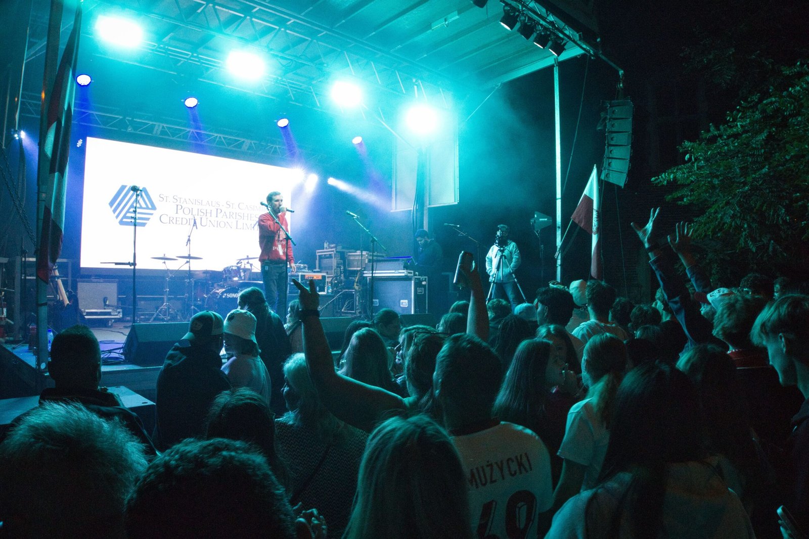 Festival audience at a main stage