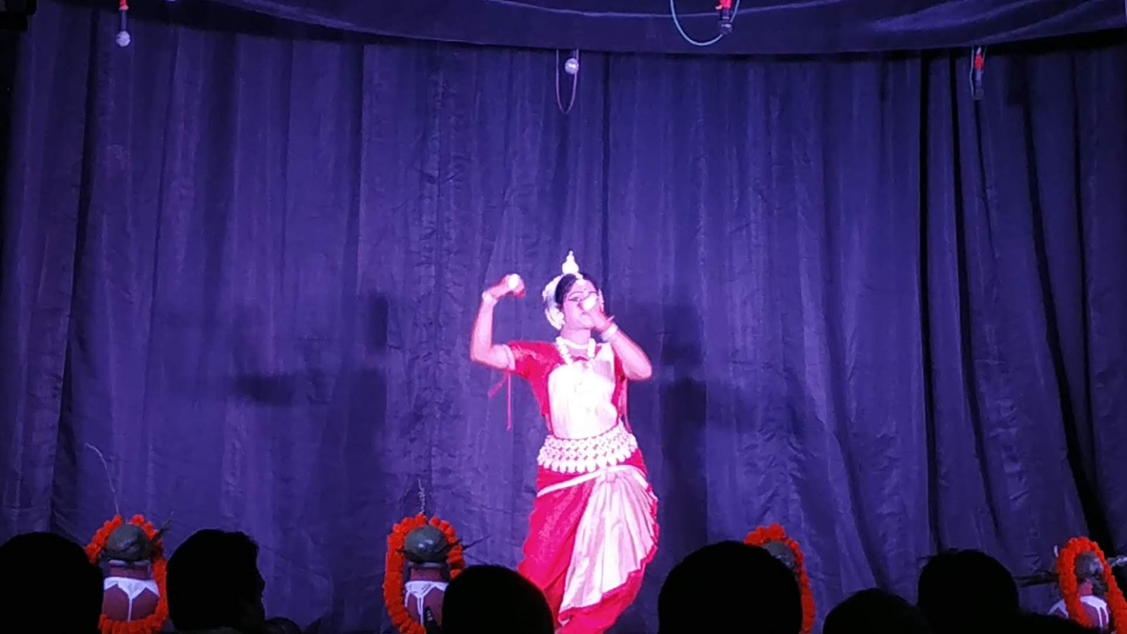 Dancer performing on stage