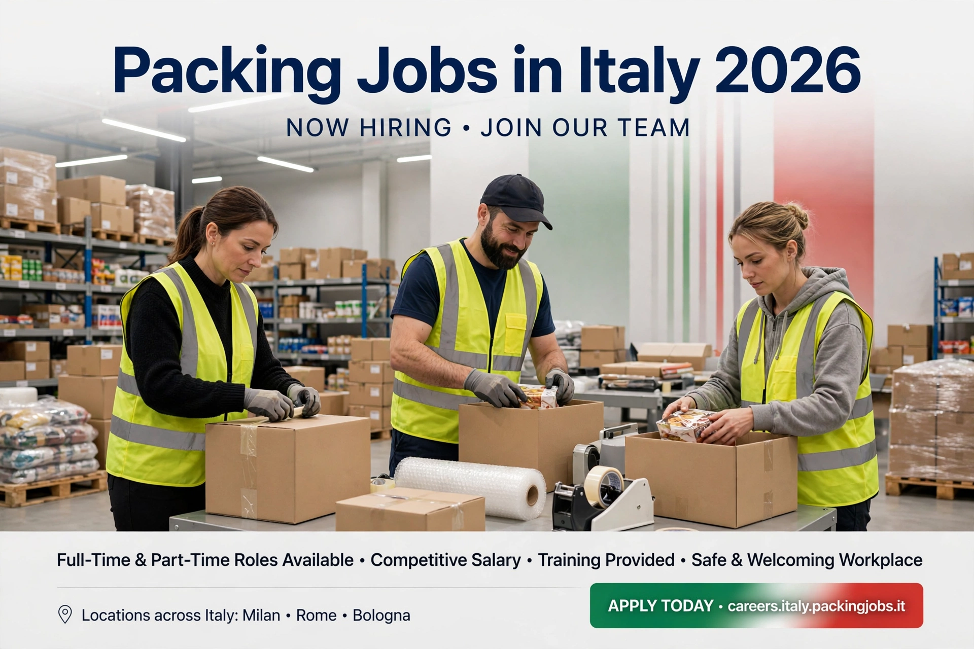 Packing Jobs in Italy