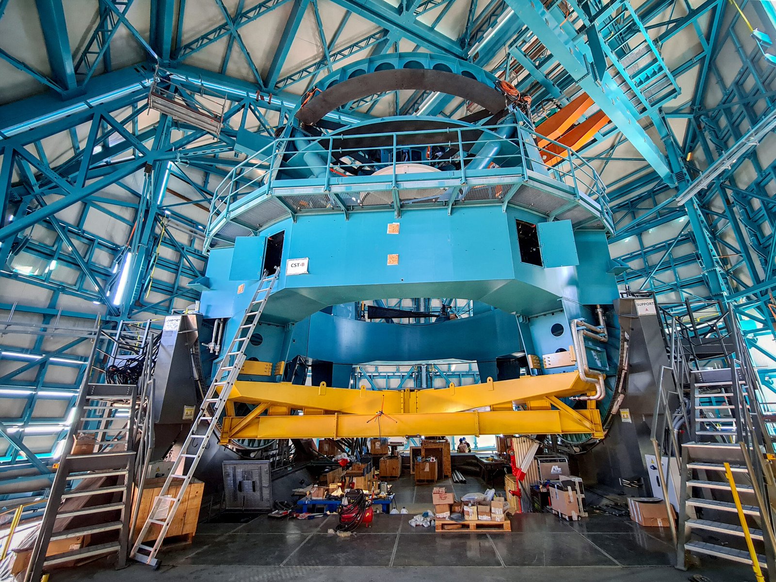 Vera C. Rubin Observatory telescope mount assembly