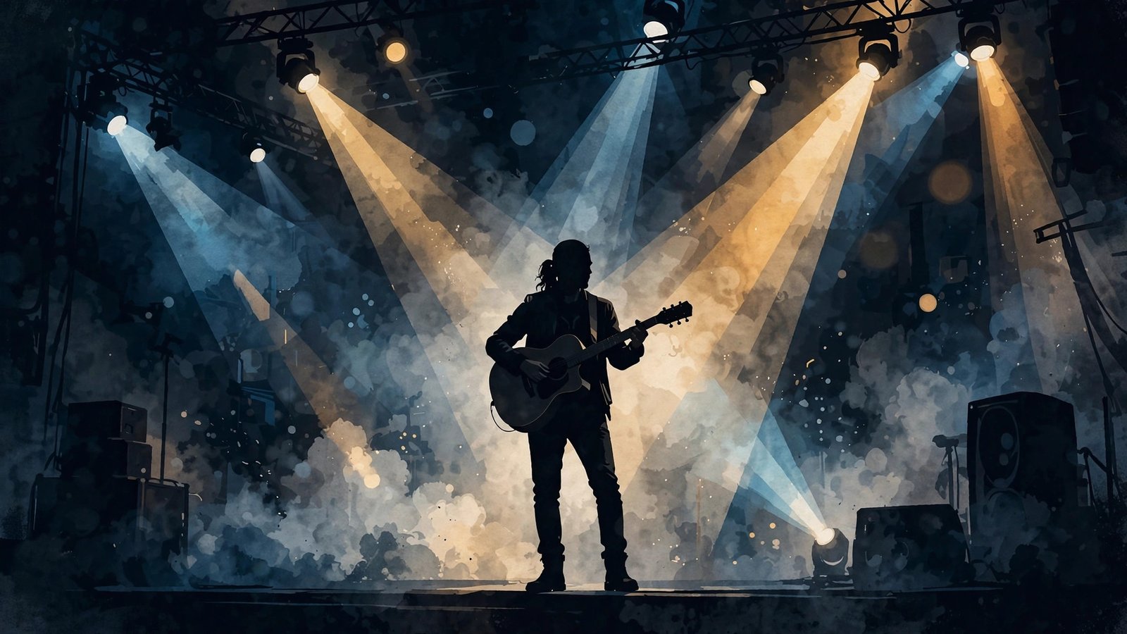 Ali Zafar performing live at a concert in 2026