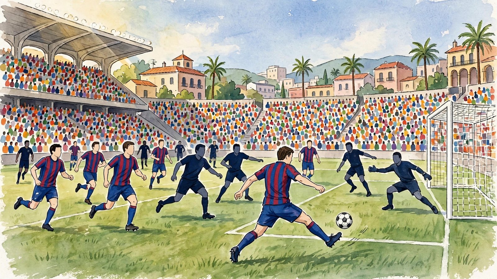 Barcelona vs Getafe — La Liga action at Camp Nou
