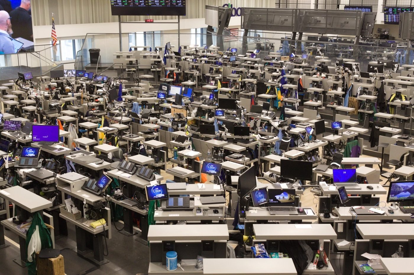 Banking operations floor — support jobs most affected by the Barclays 5000 jobs cut