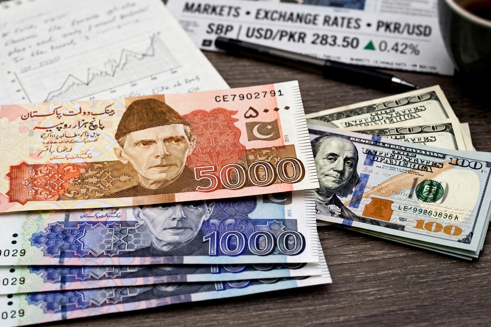 Currency exchange rates in Pakistan — dollar, euro, pound, riyal