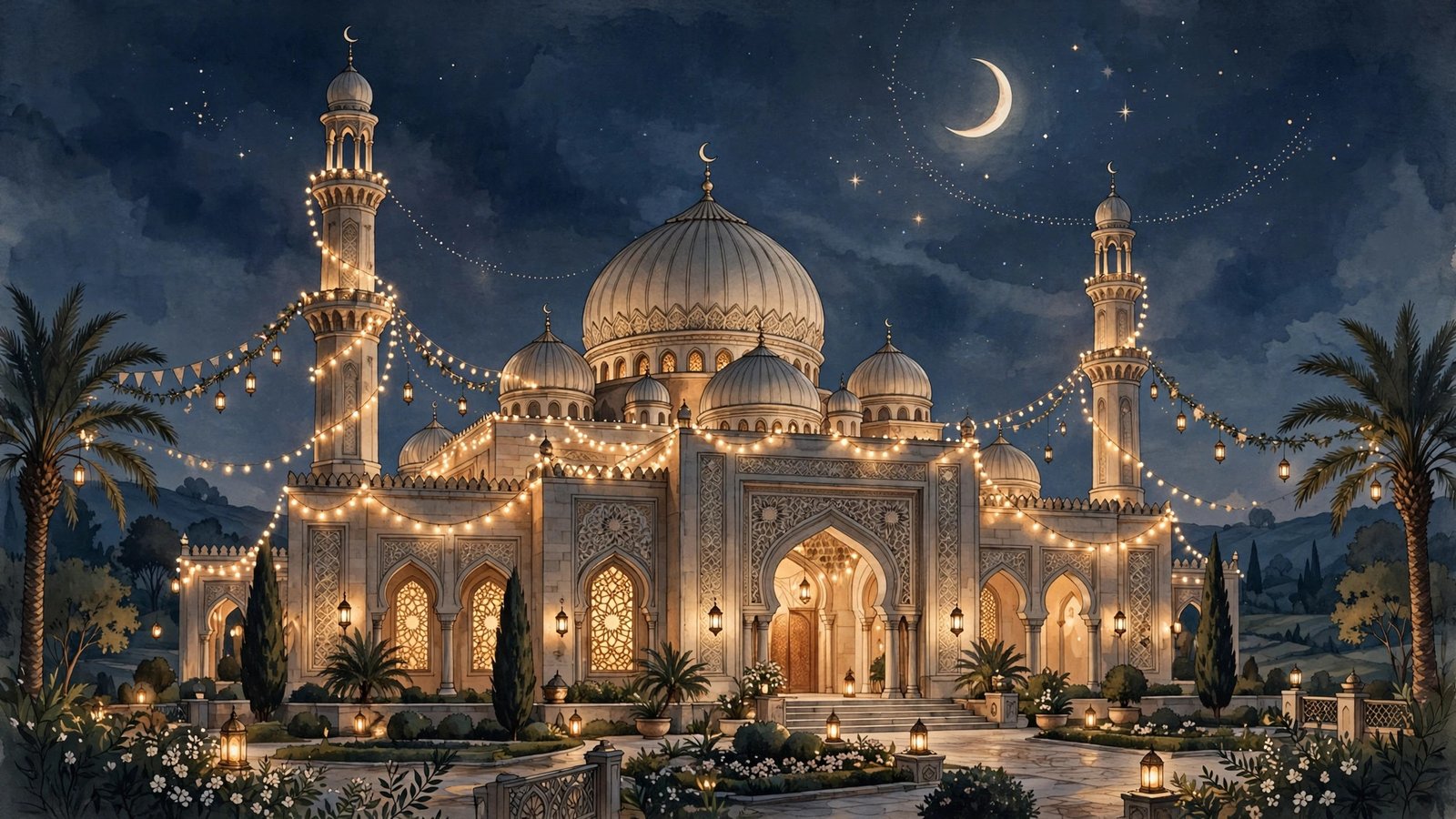 Eid Milad un Nabi 2026 Pakistan: illuminated mosque and milad celebrations