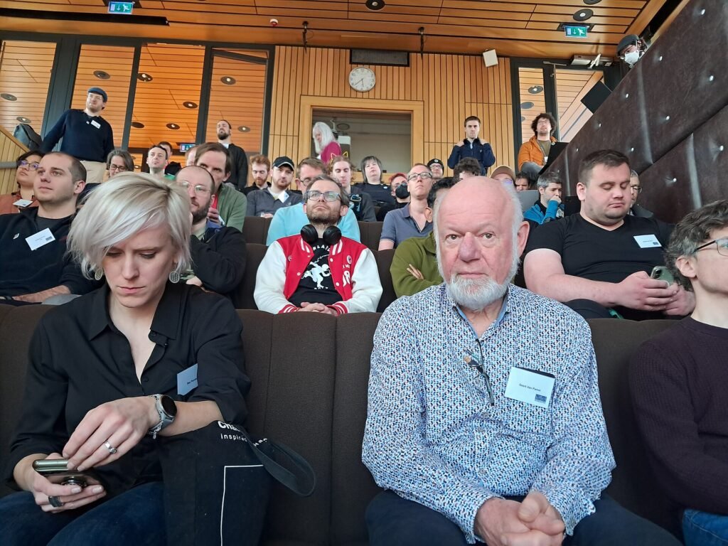Founders and developers attending a technology event (file photo)