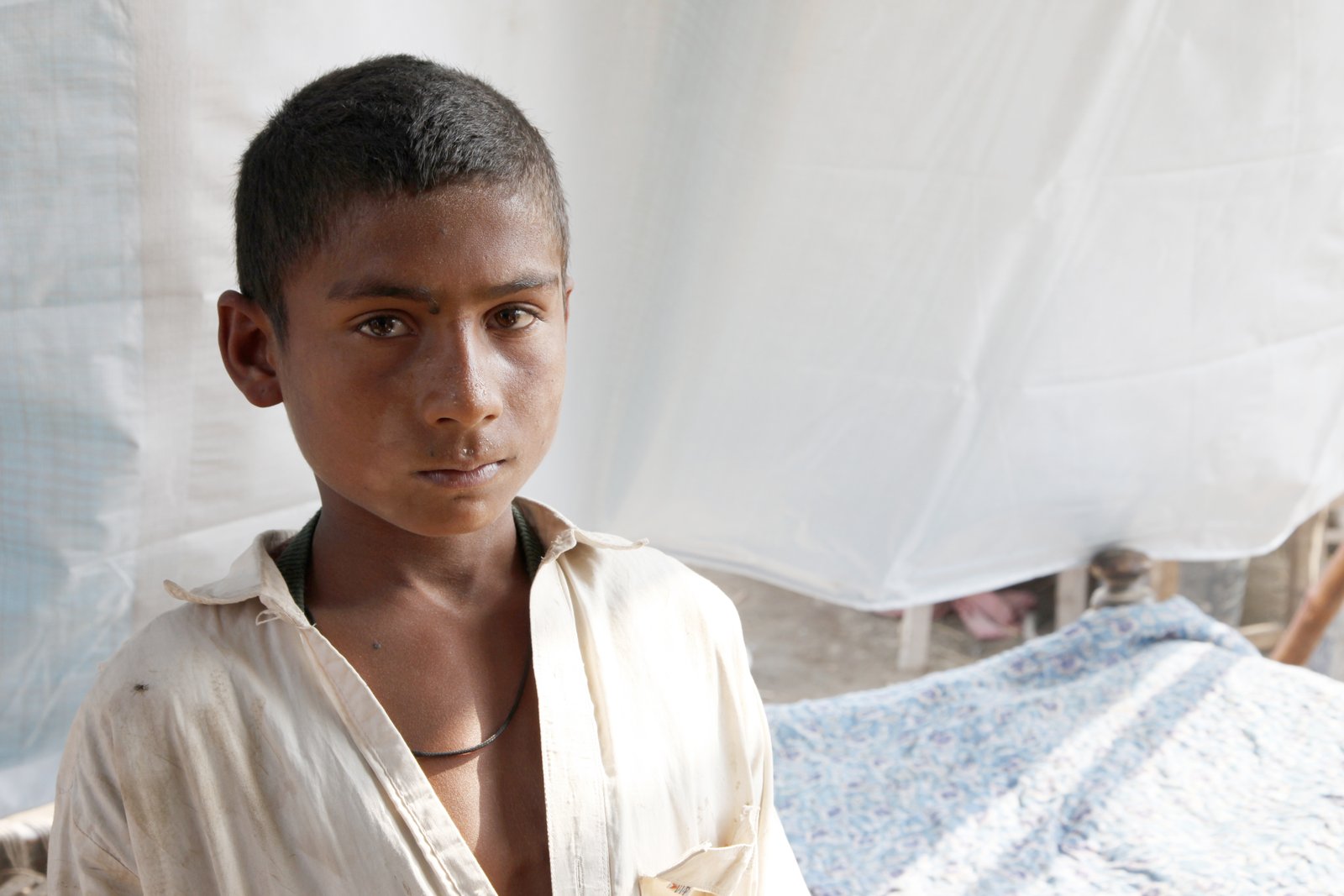 A village in Pakistan after the 2022 floods (file photo)