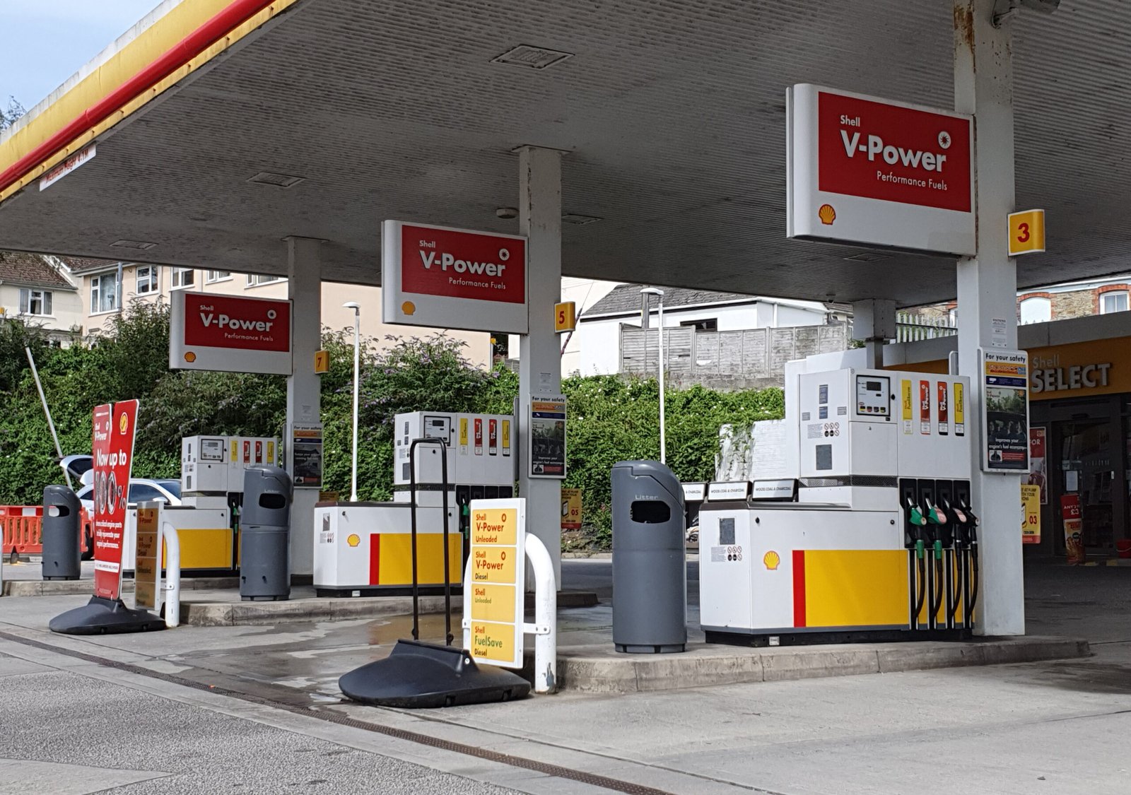 Fuel pumps at a petrol station; OGRA will track petroleum movement down to retail pumps (File photo)