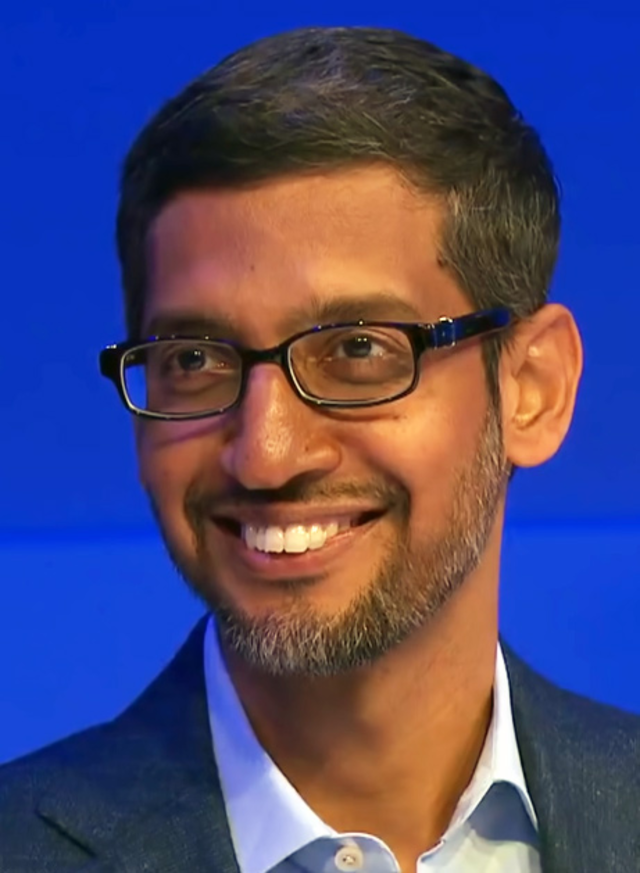 Sundar Pichai, CEO of Alphabet and Google (File photo)