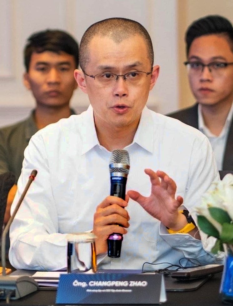 Changpeng Zhao, Binance's founder and largest shareholder, pictured in 2022 (File photo)