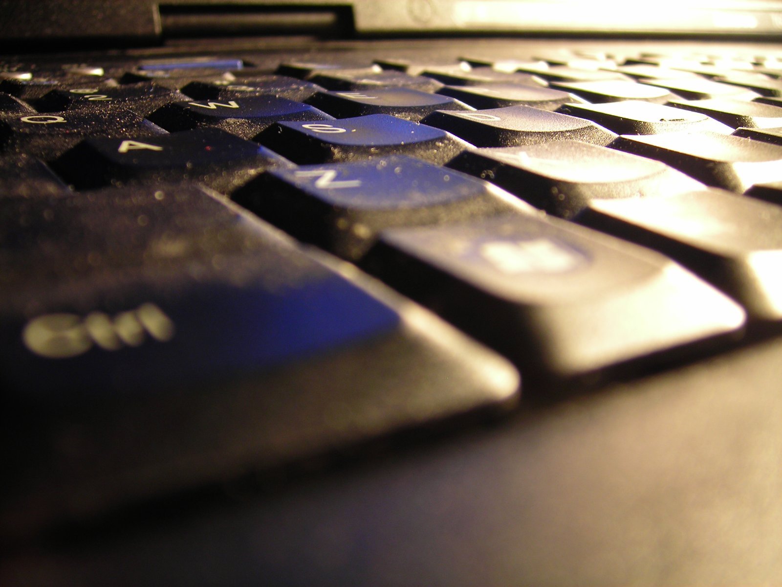A laptop keyboard in close-up (File photo)