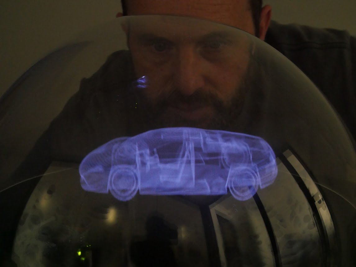 Volumetric hologram display technology
