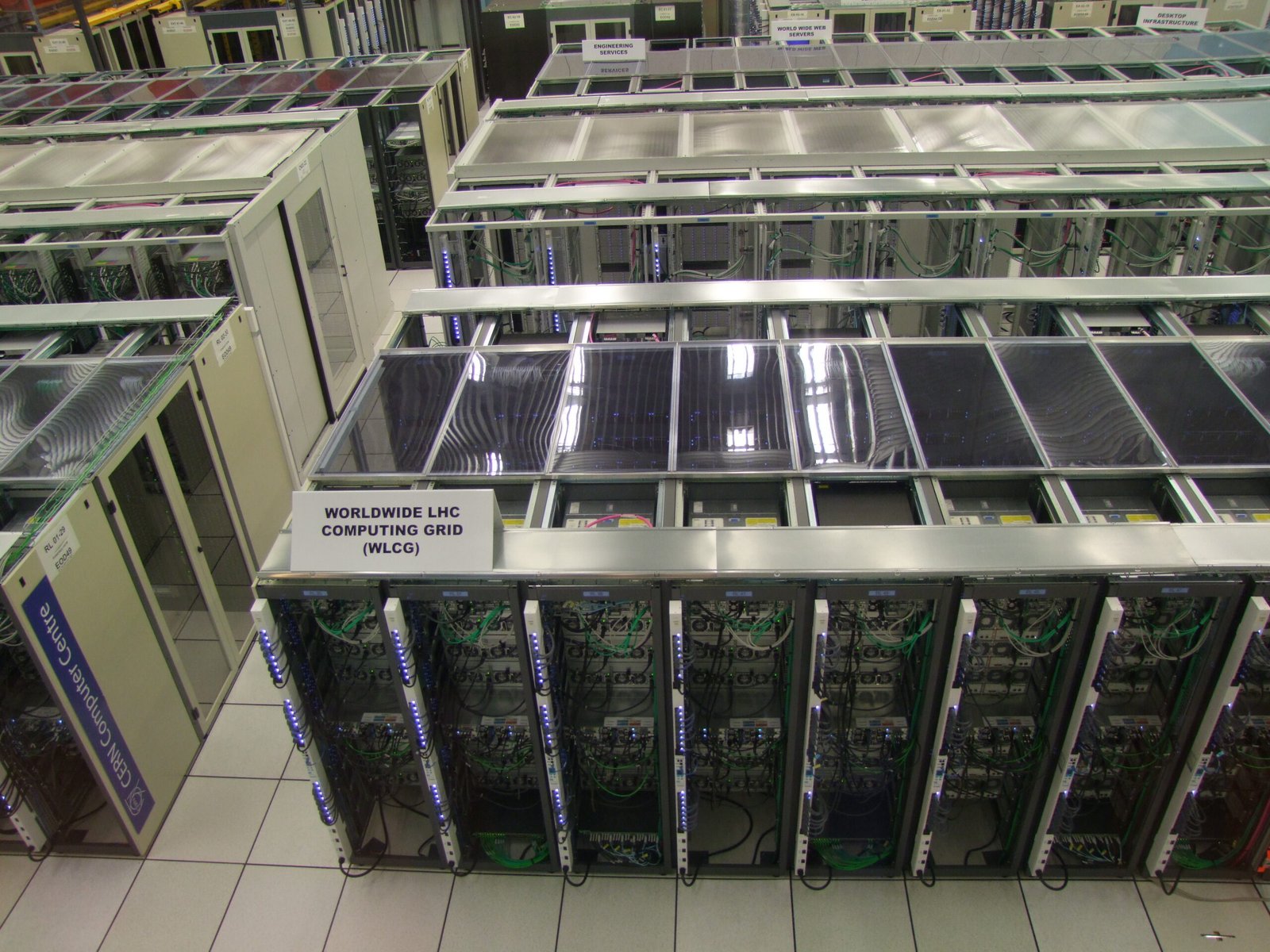 Server racks inside a data centre — representative photo.