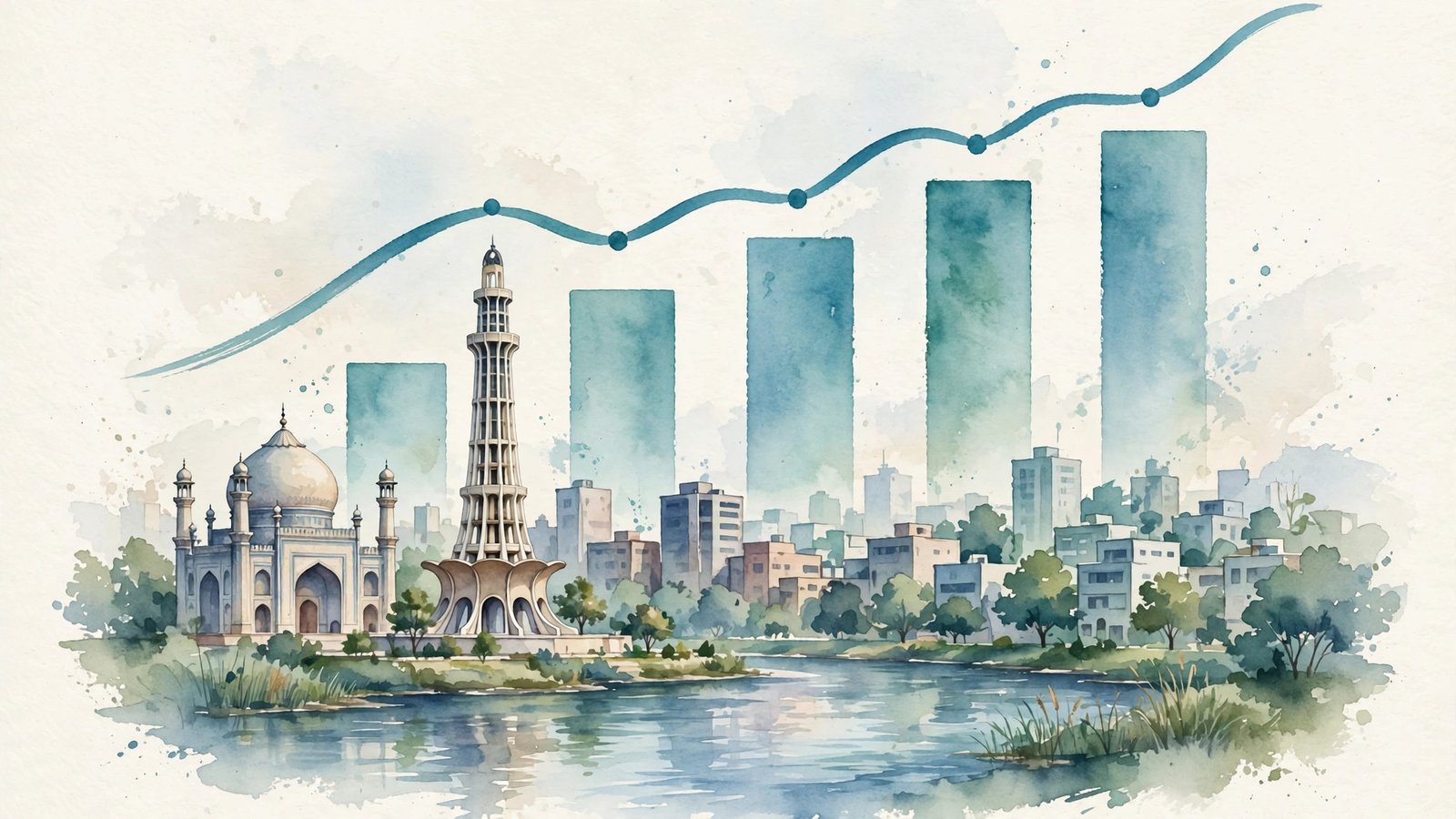 Pakistan GDP 2026 growth chart showing economic performance