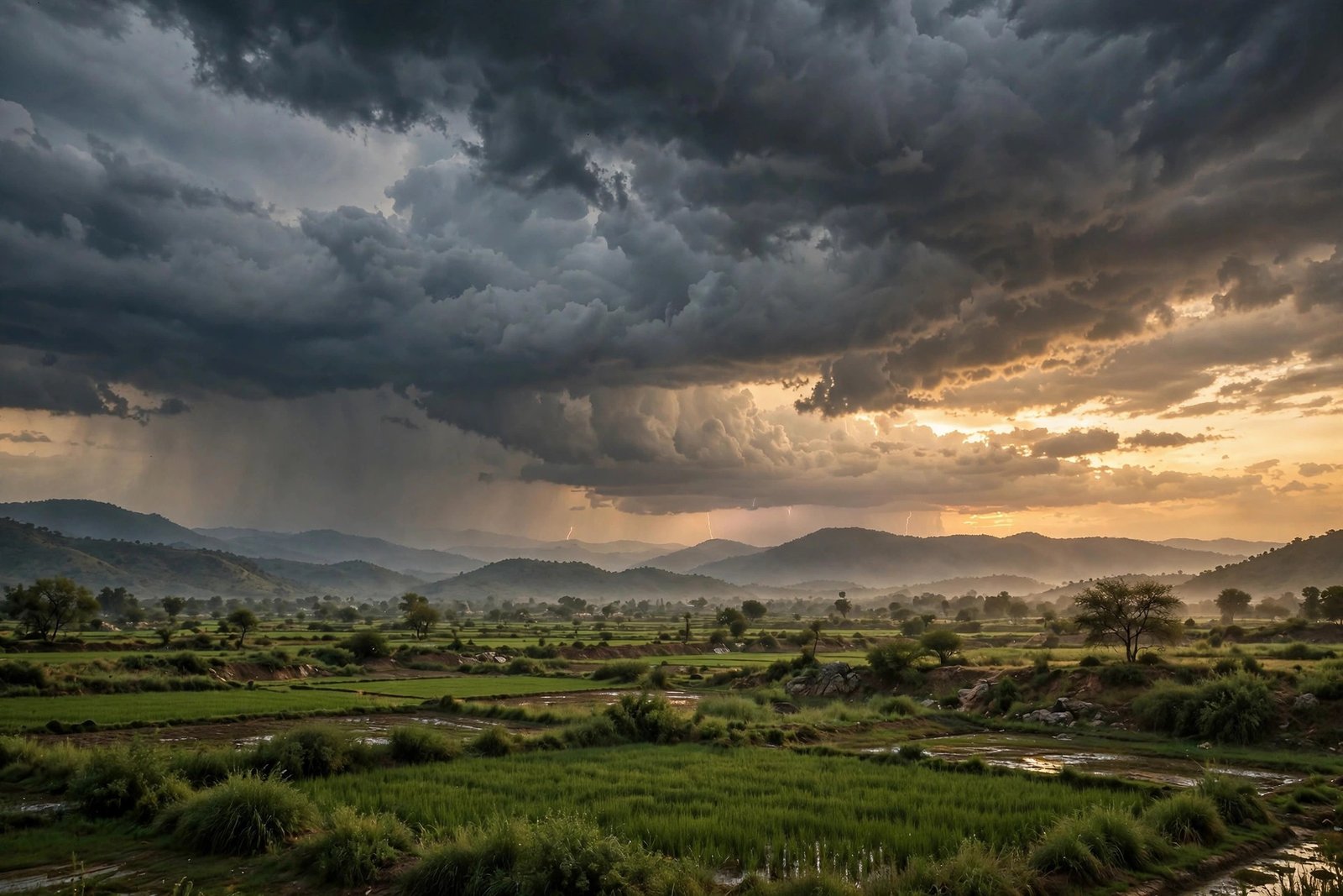 Pakistan weather 2026: city-wise forecast with clouds over mountains