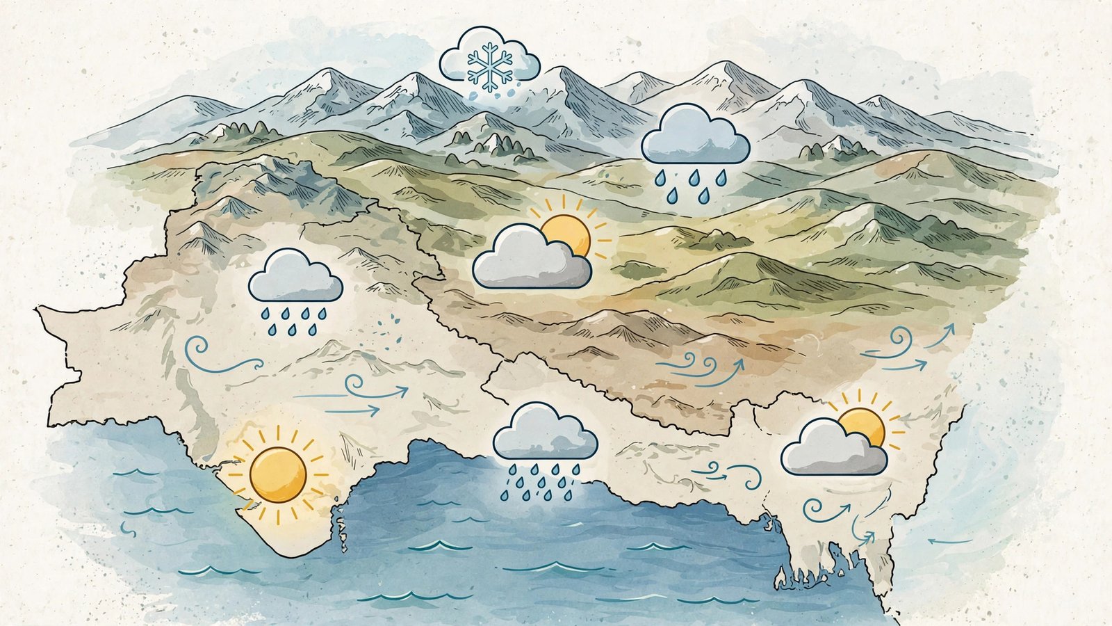 Pakistan weather forecast 7 day outlook map with temperatures for major cities