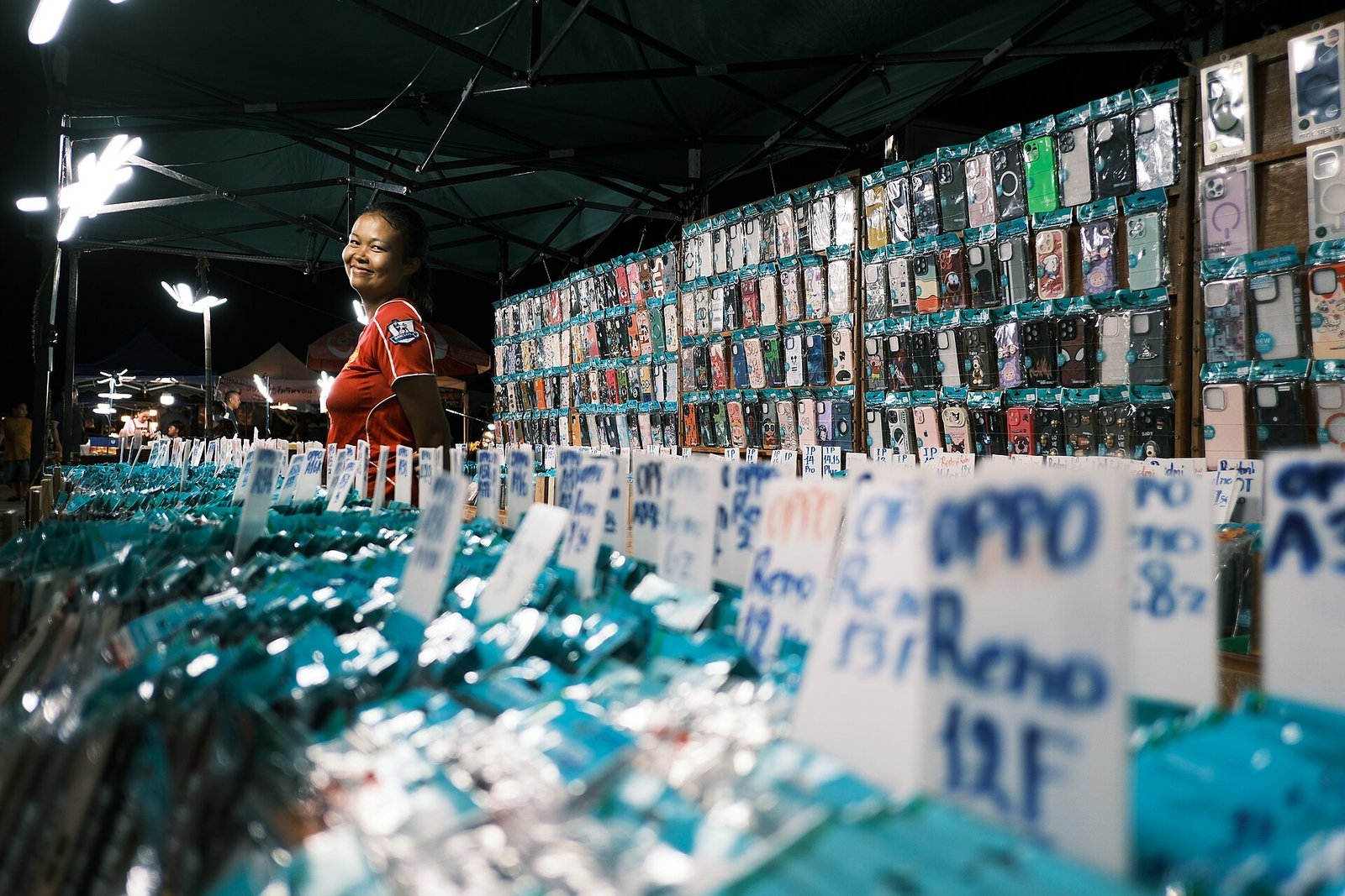 Smartphone Installment Scheme Pakistan: a mobile phone accessories stall (representative photo)