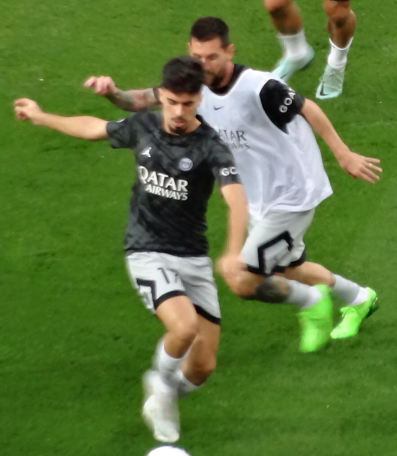 PSG midfielder Vitinha, who scored the go-ahead goal from the edge of the box
