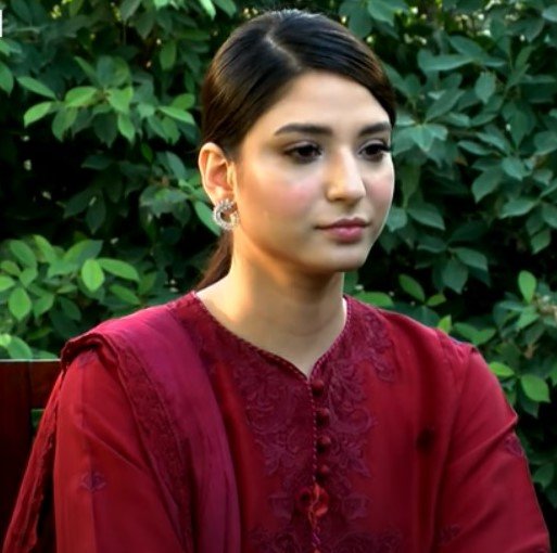 Ramsha Khan during a BBC Urdu interview — Ramsha Khan quits showbiz reports say the actress has stepped away from acting.