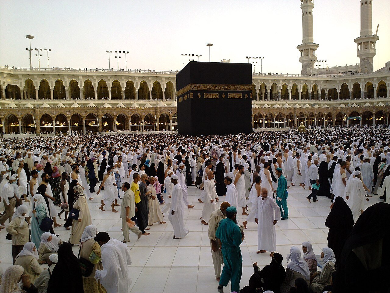 The courtyard surrounding the Kaaba at Masjid al-Haram in Mecca (file photo)