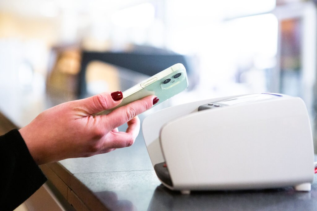 Customer paying with a smartphone under proposed SBP open banking regulations