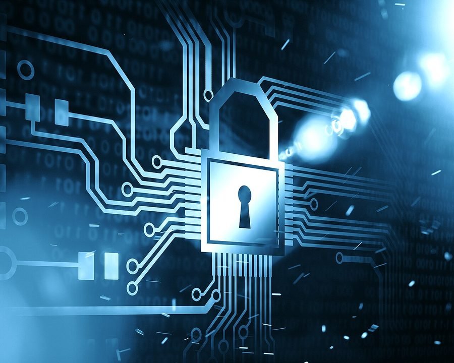 Padlock symbolising online privacy and data protection