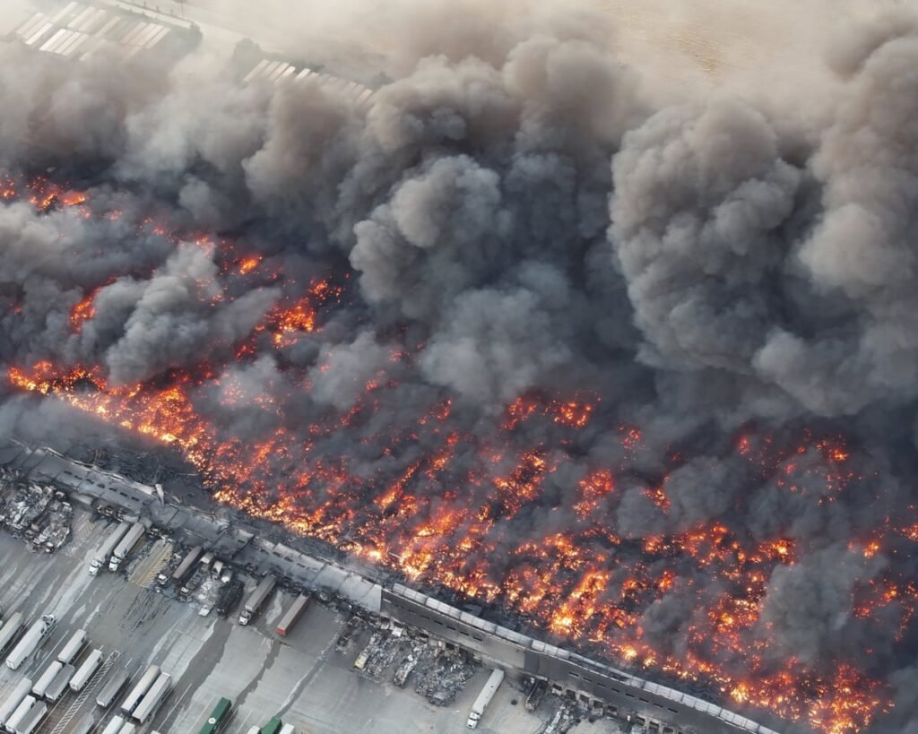 Fire Breaks Out at Garment Factory Warehouse in Karachi’s SITE Area