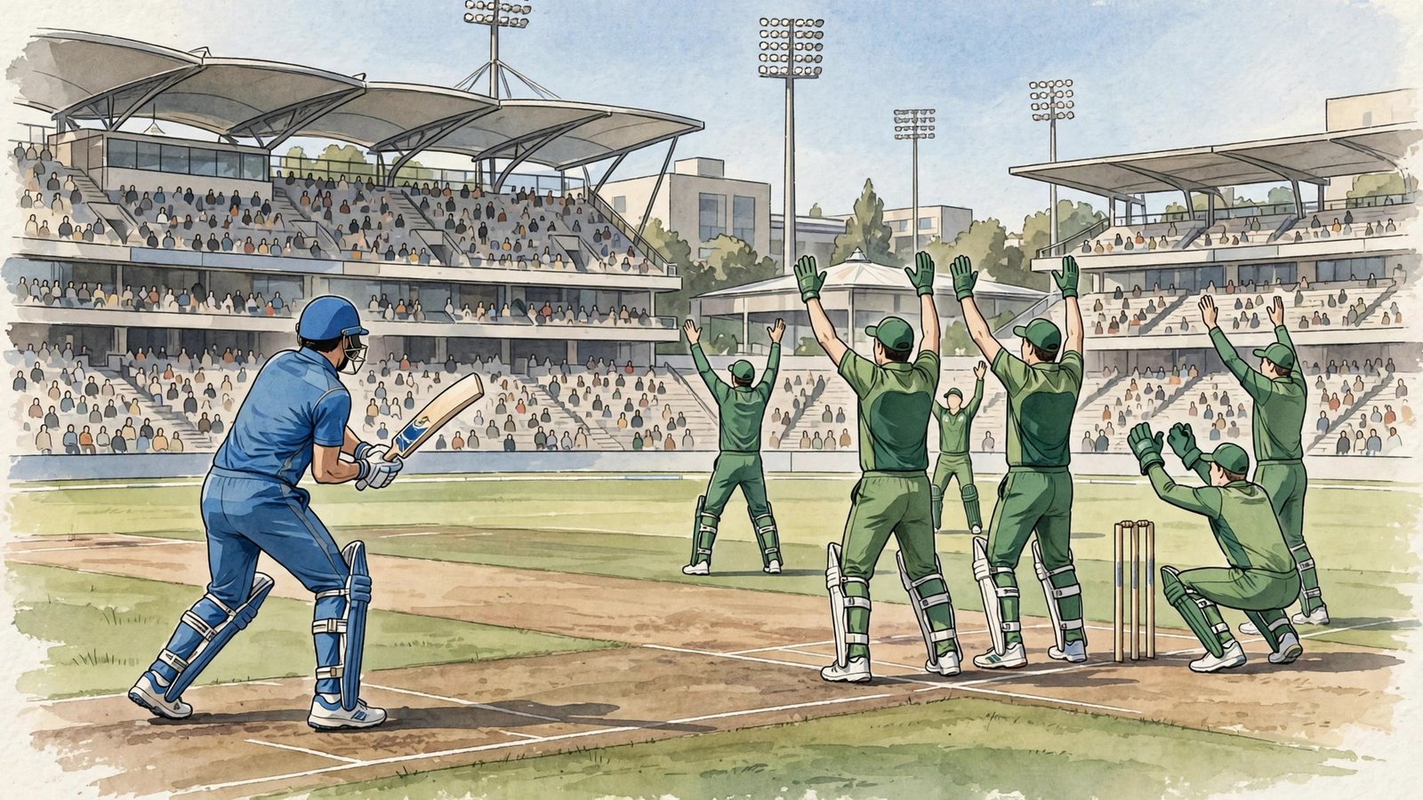 USA vs Namibia ICC Cricket World Cup League 2 action — Louren Steenkamp's century chased down 278 in Dallas