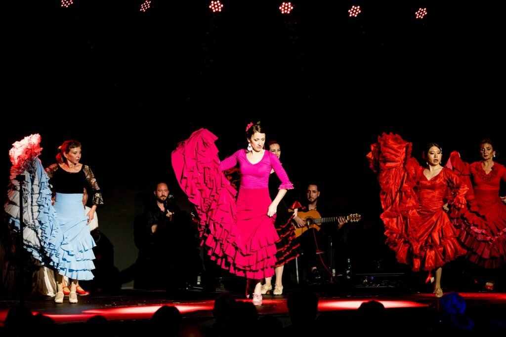 Spanish flamenco dancers performing on stage at the World Culture Festival Karachi 2026