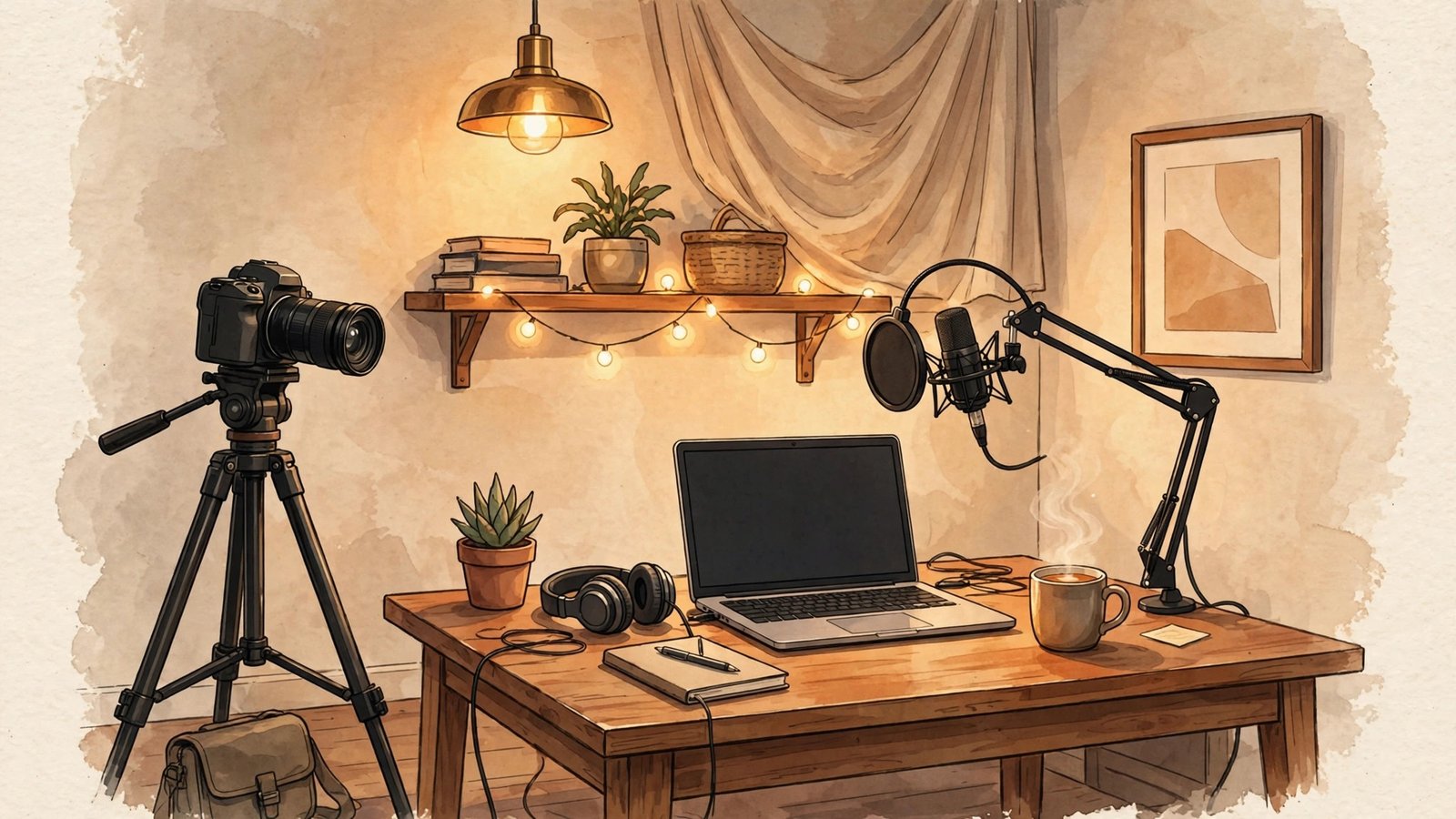 YouTube earning Pakistan 2026 guide — Pakistani YouTuber filming videos and earning ad revenue